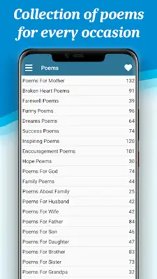 Great Poems For All Occasions android App screenshot 6